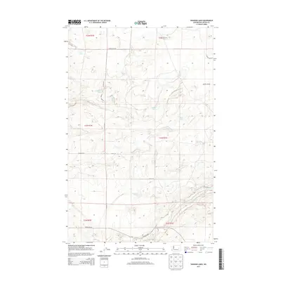 2013 Map of Swanson Lakes, 2013 Print