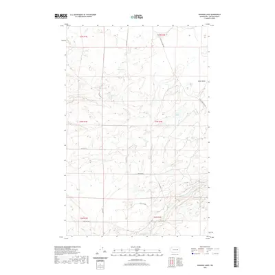 2020 Map of Swanson Lakes, 2020 Print