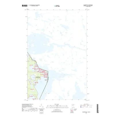 2019 Map of Swansons Bay, 2019 Print