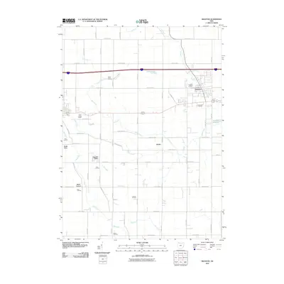 2010 Map of Swanton, 2010 Print