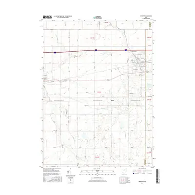 2016 Map of Swanton, 2016 Print