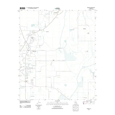 2012 Map of Swartz, 2012 Print