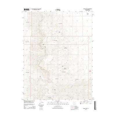 2014 Map of Swasey Peak, 2014 Print