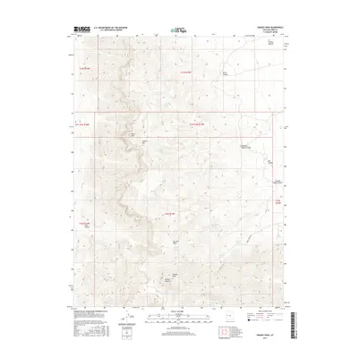 2017 Map of Swasey Peak, 2017 Print