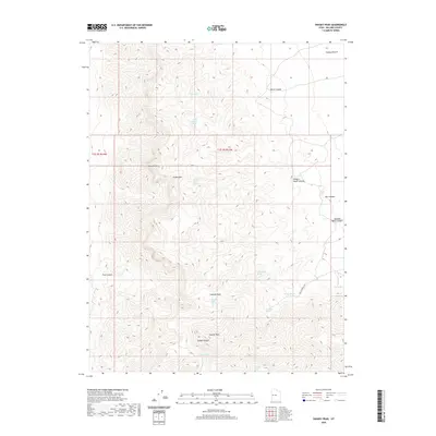 2020 Map of Swasey Peak, 2020 Print
