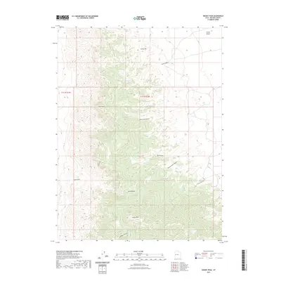 2023 Map of Swasey Peak, 2023 Print