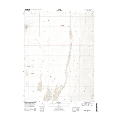 2014 Map of Swasey Peak NW, 2014 Print