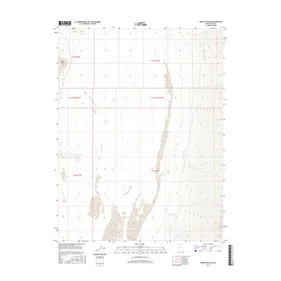 2017 Map of Swasey Peak NW, 2017 Print