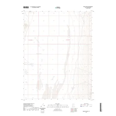 2023 Map of Swasey Peak NW, 2023 Print