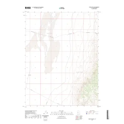 2023 Map of Swasey Peak SW, 2023 Print