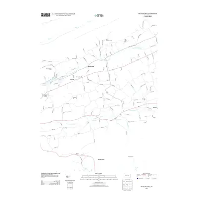 2013 Map of Swatara Hill, 2013 Print