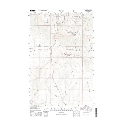 2014 Map of Swauk Prairie, 2014 Print