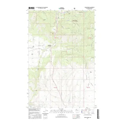 2017 Map of Swauk Prairie, 2017 Print