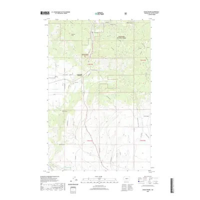 2020 Map of Swauk Prairie, 2020 Print