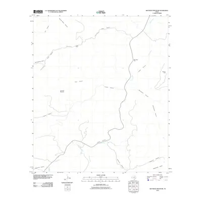 2010 Map of Swayback Mountain, 2010 Print