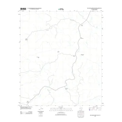 2012 Map of Swayback Mountain, 2012 Print