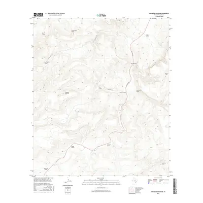 2016 Map of Swayback Mountain, 2016 Print