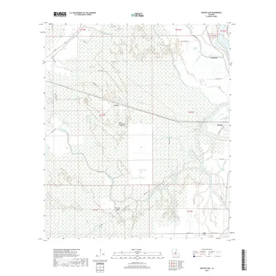 2018 Map of Swayze Lake, 2018 Print