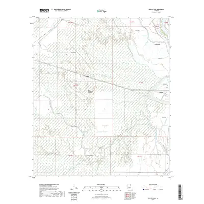 2020 Map of Swayze Lake, 2020 Print