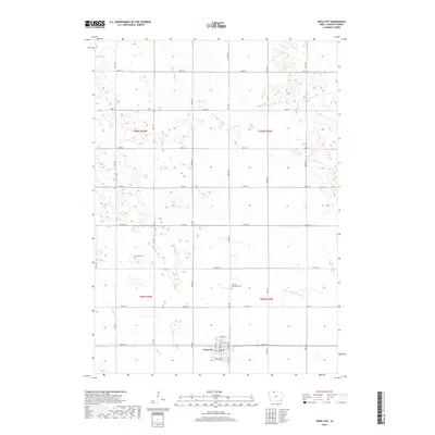 2018 Map of Swea City, 2018 Print