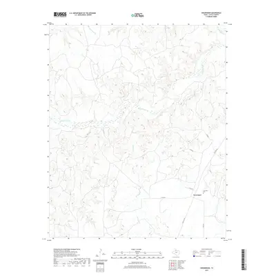 2019 Map of Swearingen, 2019 Print