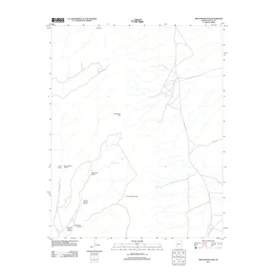 2011 Map of Sweathouse Peak, 2011 Print