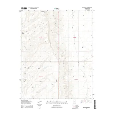 2014 Map of Sweathouse Peak, 2014 Print
