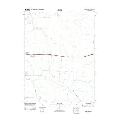 2012 Map of Swede Creek, 2012 Print