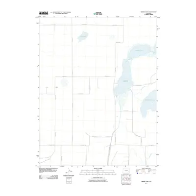2011 Map of Swede Lake, 2011 Print