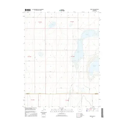 2016 Map of Swede Lake, 2016 Print