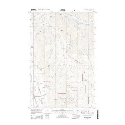 2014 Map of Swede Mountain, 2014 Print
