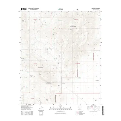2014 Map of Swede Peak, 2014 Print