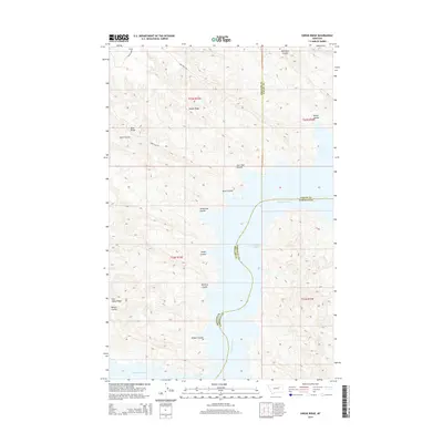 2014 Map of Swede Ridge, 2014 Print
