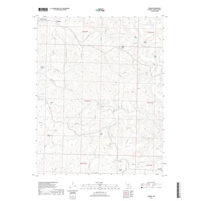 2017 Map of Sweden, 2017 Print