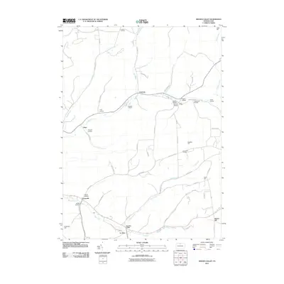 2010 Map of Sweden Valley, 2010 Print