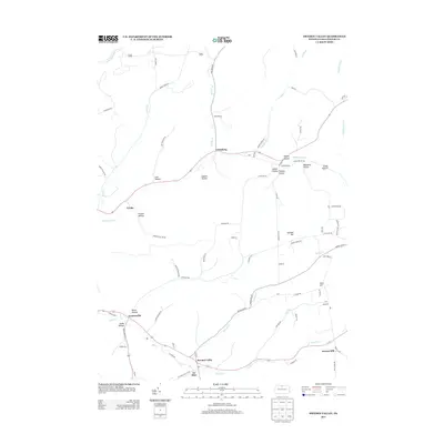 2013 Map of Sweden Valley, 2013 Print