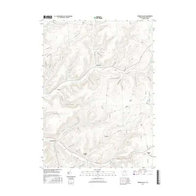 2016 Map of Sweden Valley, 2016 Print