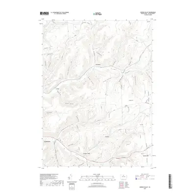 2019 Map of Sweden Valley, 2019 Print