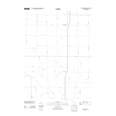 2013 Map of Swedesburg, 2013 Print