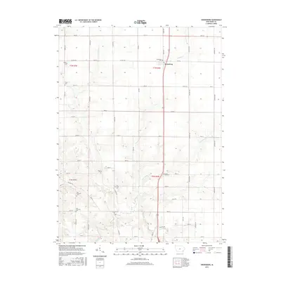 2015 Map of Swedesburg, 2015 Print