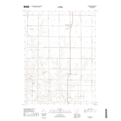 2018 Map of Swedesburg, 2018 Print