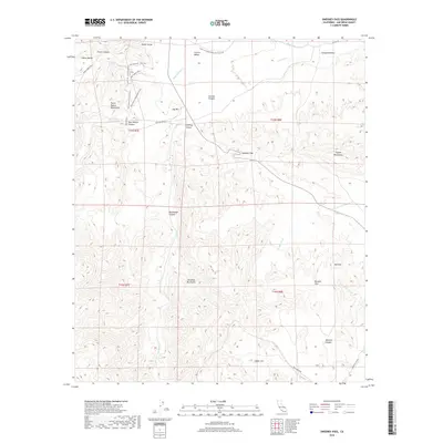 2018 Map of Sweeney Pass, 2018 Print