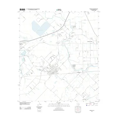 2013 Map of Sweeny, 2013 Print