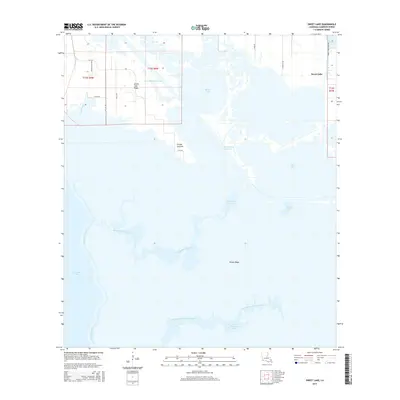 2015 Map of Sweet Lake, 2015 Print