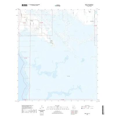 2020 Map of Sweet Lake, 2020 Print