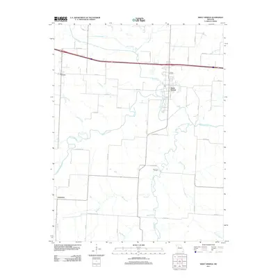 2011 Map of Sweet Springs, 2011 Print