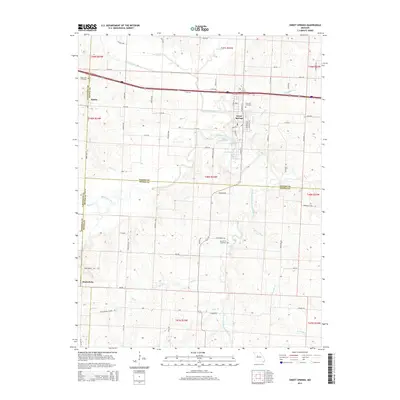 2014 Map of Sweet Springs, 2014 Print