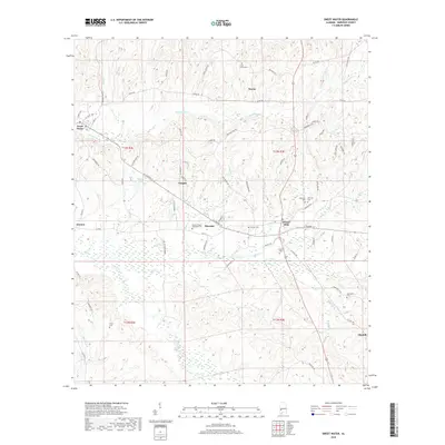 2018 Map of Sweet Water, 2018 Print