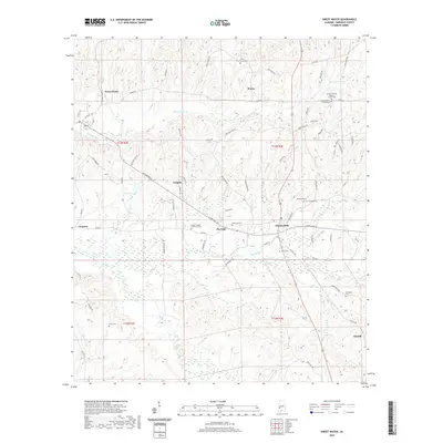 2020 Map of Sweet Water, 2020 Print