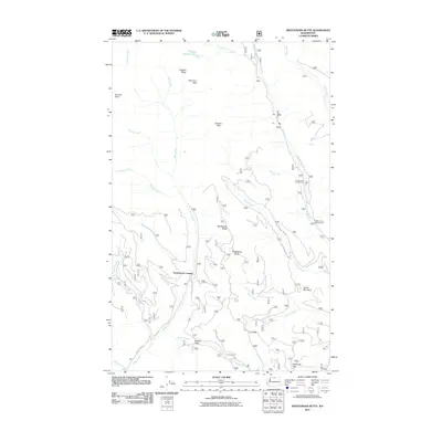 2011 Map of Sweetgrass Butte, 2011 Print